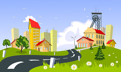 Image showing Mining town