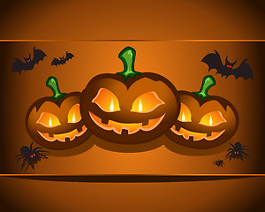 Image showing Halloween pumpkin 