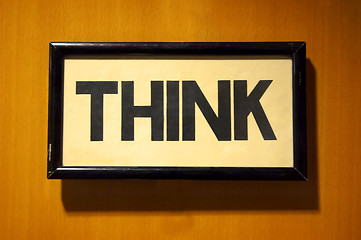 Image showing think