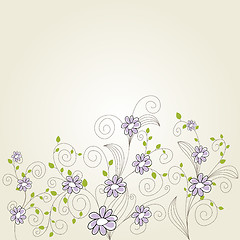 Image showing floral background