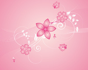 Image showing floral background