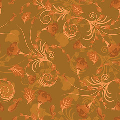 Image showing seamless floral pattern