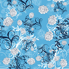 Image showing seamless floral pattern