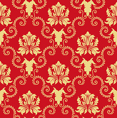 Image showing seamless damask pattern