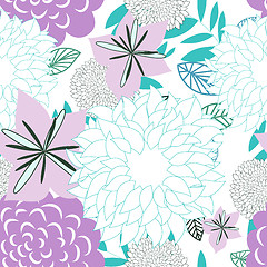 Image showing seamless floral pattern