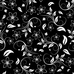 Image showing seamless floral pattern