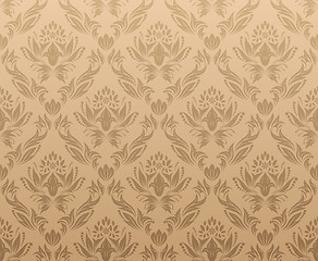 Image showing seamless damask pattern