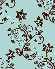 Image showing seamless floral pattern