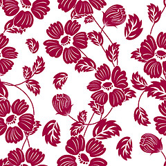 Image showing seamless floral pattern