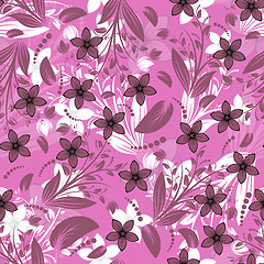 Image showing seamless floral pattern