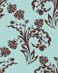 Image showing seamless floral pattern