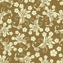 Image showing seamless floral pattern