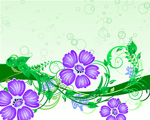 Image showing floral background