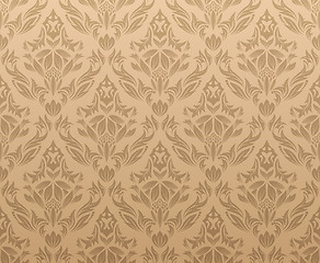 Image showing seamless damask pattern