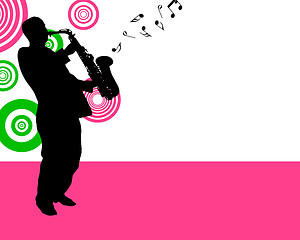 Image showing saxophonist