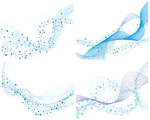 Image showing water patterns set