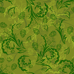 Image showing seamless floral pattern