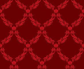 Image showing seamless damask pattern