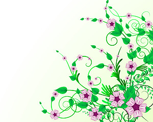 Image showing floral background