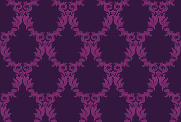 Image showing seamless damask pattern