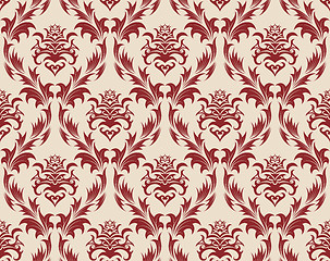 Image showing seamless damask pattern