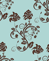 Image showing seamless floral pattern