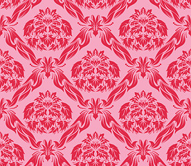 Image showing seamless damask pattern