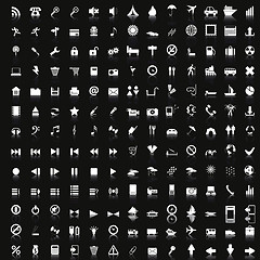 Image showing Biggest collection of 170  different icons for using in web desi