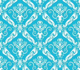 Image showing seamless damask pattern