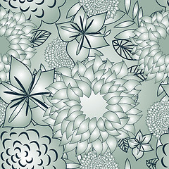 Image showing seamless floral pattern