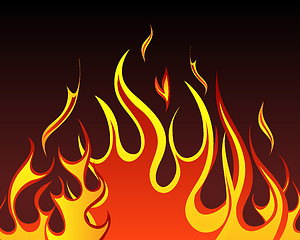 Image showing fire background