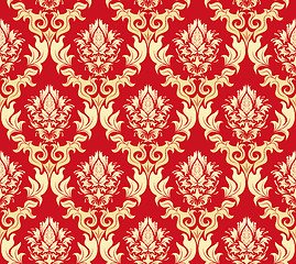 Image showing seamless damask pattern