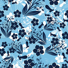 Image showing seamless floral pattern