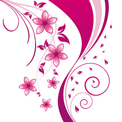 Image showing floral background