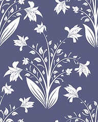 Image showing seamless floral pattern