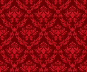 Image showing seamless damask pattern