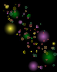 Image showing magic lights background