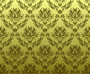 Image showing seamless damask pattern