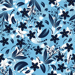 Image showing seamless floral pattern