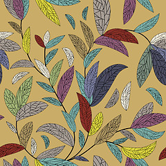 Image showing seamless floral pattern