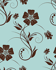 Image showing seamless floral pattern