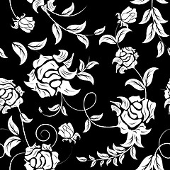 Image showing seamless floral pattern