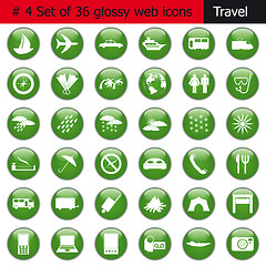 Image showing icon set #4 travel