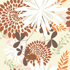 Image showing seamless floral pattern