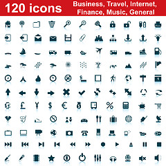 Image showing 120 icon set