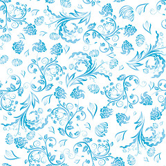 Image showing seamless floral pattern