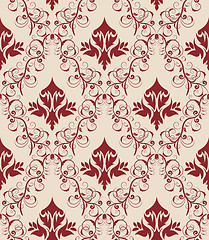 Image showing seamless damask pattern