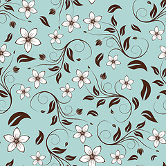 Image showing seamless floral pattern