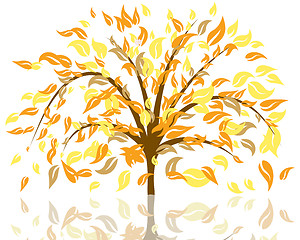 Image showing autumn tree