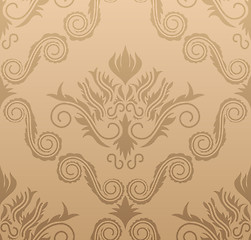 Image showing seamless damask pattern